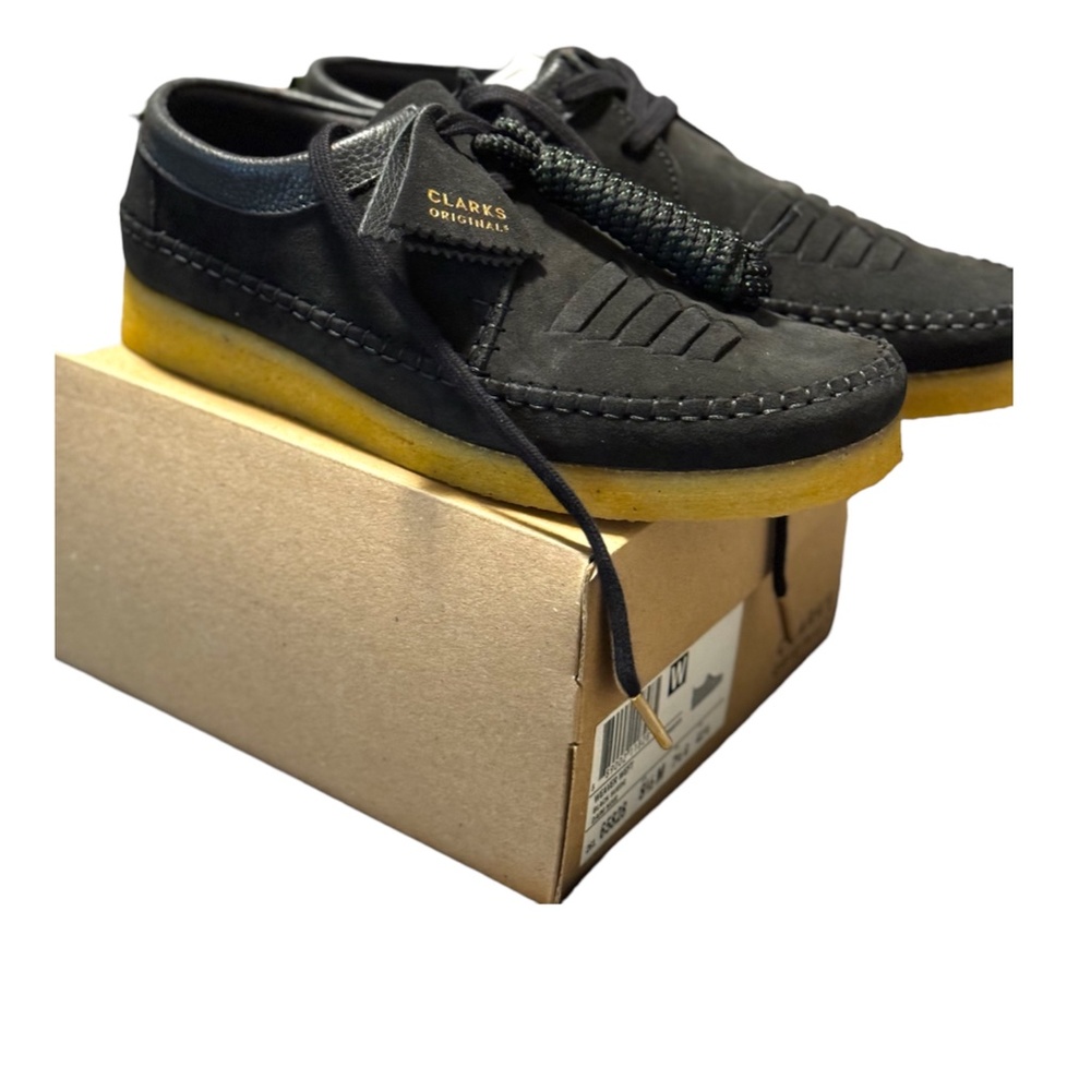 Clarks Weaver Weft Suede Shoes - Picture 2 of 5